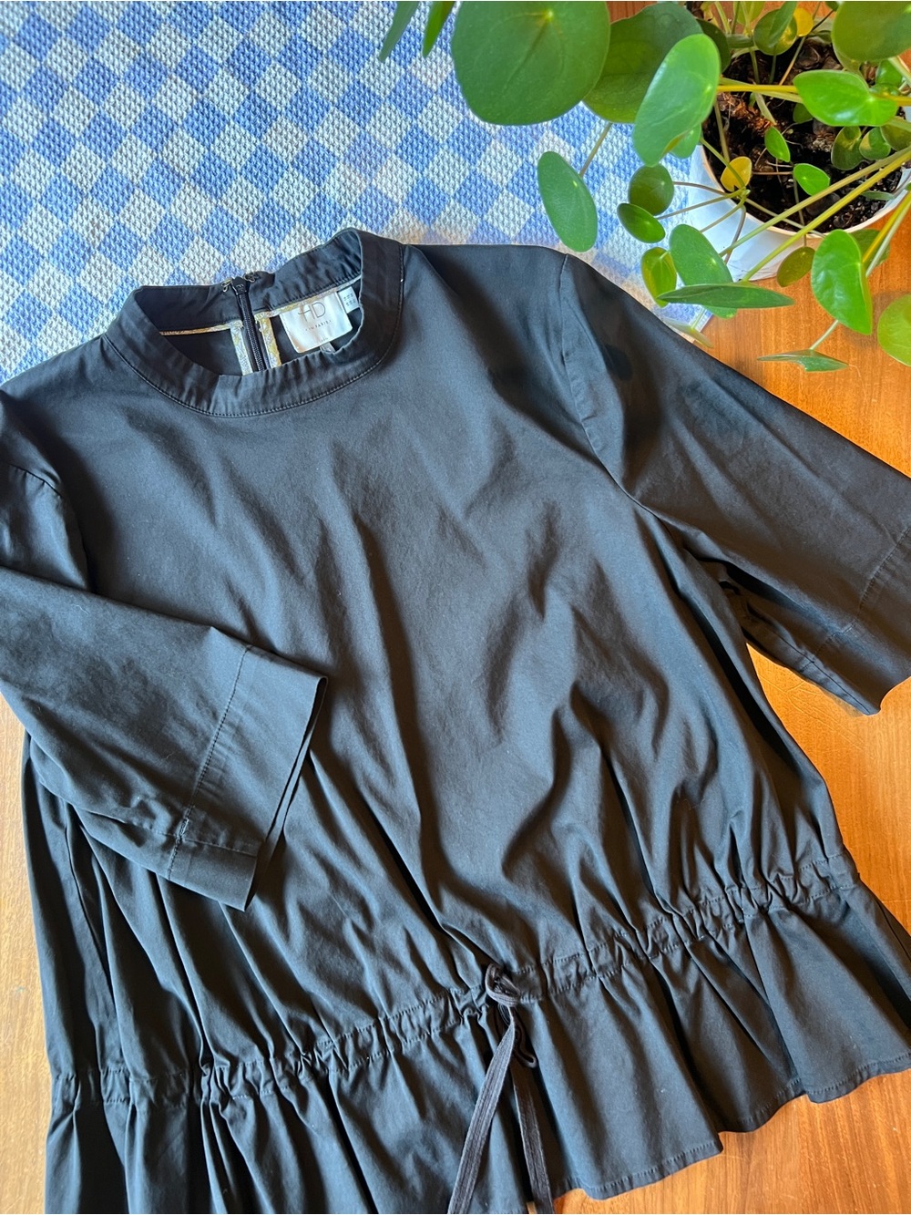 HD in Paris Black Peplum Blouse